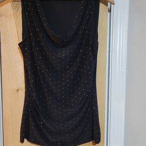 Stunning  black Sleeveless Sparkled by White House Black Market